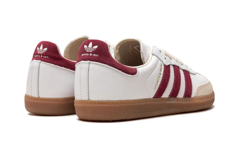 Adidas Samba Samba OG 'Sporty & Rich - White Core Burgundy'